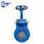 Good Sealing Carbon Steel Body Wafer Connection Plug Manual Knife Gate Valve With Hand Wheel