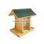 FSC certified simple design unpainted wood bird feeder