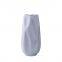 Dry Flower Water Wave Special Shape Custom White Large Ceramic Vase Decoration For Living Room