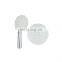 Flower shaped high pressure stainless steel cover and ABS plastic bathroom overhead shower head