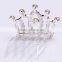 Fashion Crystal Rhinestone Baby Kids Princess Birthday Party Girl Women Hair Comb Gift Tiara Crown FZZ-041 Size 7*4.5cm