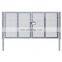 wholesale H 2 m * W 4 m 358  welded mesh anti climb fence double-leaf manual swing gate