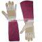 HANDLANDY ladies leather gardening gloves garden digging gloves with claws thorn proof gardening gloves