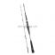 New design wholesale Portable Saltwater  trolling rods boat fishing rod 2 section carbon fishing rod