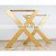 Table Legs Heavy Duty Furniture Office Dinning Desk X Shape Steel Coffee Dining Metal Luxury Modern Golden Table Legs For Table