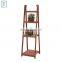 Foldable Wood Slat Plant Rack, Decorative Indoor / Outdoor Display Shelf Stand