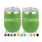 Popular 12 oz double wall stainless steel insulated custom logo egg shape tumbler