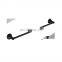 China home Modern Set Zinc Alloy matte Black Wall Mounted shower sanitary fittings and bathroom accessories