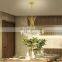 Luxury Modern Classics Simple K9 Crystal Chandeliers For Living Room Gold Pendant Light For Hotel Chandeliers