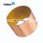 Factory Oilless Bushing Customized Copper Bush Steel Sleeve Bearing TEHCO