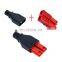 Top quality Quick Plug and Disconnect 50a 600v Quick Release Wire Connector with provective sleeve