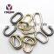 Factory Direct Oval Carabiner Metal Carabiner Key Chain Oval Snap Hooks Oval Ring Open Ring