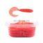 Waterproof fishing tackle box Fishing Lure Spoon Hook Bait Storage Case n  tackle fishing lure tackle box