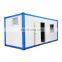 EU certificate prefabricated flat pack 20ft living house container house luxury