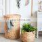 Hot Sale Natural Water Hyacinth Multi Weave Laundry Storage Basket Hamper With Lid Best Price Vietnam Supplier