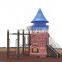 Adult design wooden wooden kids outdoor playground equipment playsets slide set