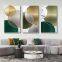 Abstract art painting geometric crystal porcelain painting living room decoration