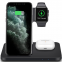 Folding 3 in 1 Wireless Charger 15W Fast Charge support QI suitable for mobile phone 12 and earphone watch