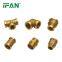 IFAN Factory Supply Water Tube Plumbing Fitting Copper Plug Brass Pipe Fittings Copper Female Thread Brass Fitting