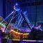 Hotfun Small Playground Outdoor Kiddie Ride No Electric Mounted Pirate Ship With Trailer