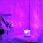Hot selling 360 Rotating Projector Light LED Crystal Table Lamp Acrylic RGB Atmosphere Light for Bedroom Living Room Office