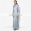 New Pattern Long Maxi Dress Abaya Dubai Style Dubai Muslim Wedding Dress D240