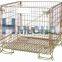 High quality welded foldable pallet storage cage rack for sale