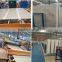 stainless steel dining table and chairs beveled quartz sand