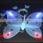 Wholesale cheap double layer 4lights fairy butterfly wings Halloween costume butterfly wings