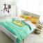 Northern Europe Design reactive printed satin bedding set 100% cotton simple bedding set