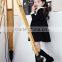 Korean Cotton Girls Princess Dress 2015 Preppy Style Kids Ruffle Dress