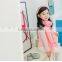 Hot Selling 2015 New Fashion Solid Plain Cotton Polyester Boys Girls Kids Scarf