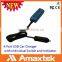Customized Available QC 2.0 4 Port Female USB Car Charger with Cable