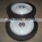 7x1.5 semi pneumatic rubber wheel 7"x1.5 solid wheel