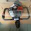 High power 2.2kw auger for earth drilling ground drill ice auger earth auger