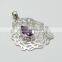 SunShine !! Purple Amethyst 925 Sterling Silver Pendant, 925 Indian Handmade Silver Jewellery, Sterling Silver Jewellery