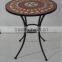 Garden ceramic tile outdoor table