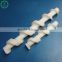 High impact resistance CNC machined for plastic Nylon transporting spiral nylon conveyer screw