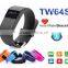 Cheap Price TW64S Heart Rate Monitor Bluetooth Fitness Band Bracelet Android And IOS Smart Watch Activity Tracker