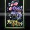 Edgelight AF32A Customized wholesale best quality RGB flashing colored neon dry erase boards advertising light chalk boards