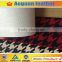 Houndstooth embossed pvc leather for bag made in china factory