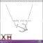 Guangzhou Factory Sterling Silver Sideways Anchor Necklace