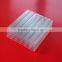 4mm 100% Virgin Grade A PC Resin 50 Micron UV Coating Polycarbonate Twin Wall Hollow Sheets Cheap Price Roofing Panels Clear