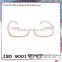 Translucent color and rhinestones decoration eyeglasses frames