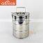 Allnice 3 tiers hot sale protable thermal food grade stainless steel lunch basket/lunch box