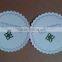 Promotional disposable 0.6mm coaster paper tissue(XM)