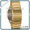 Hot sale fashion men wrist watch stainless steel watch classic gold watch customized watch auto date watch