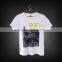 100% premium cotton tee shirts white color promotional t-shirt cotton