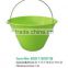 plastic flexible buckets,PE storage tubs,luandry basket,14L flexible tubs