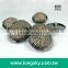 (#B6065/15mm, 21mm) 2 pieces combination button for winter fashion garments